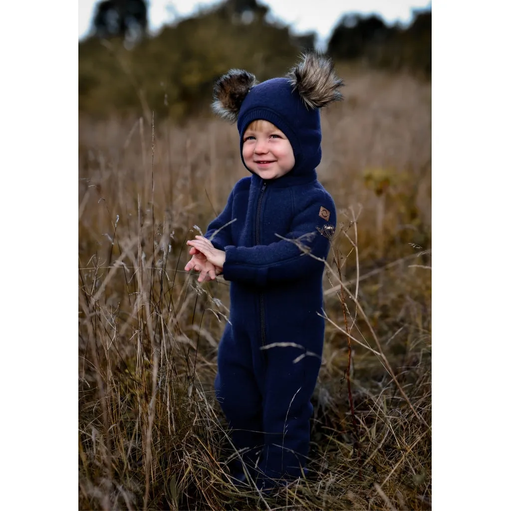 Baby Wool Suit (Reversible Cuffs) - Blue Nights