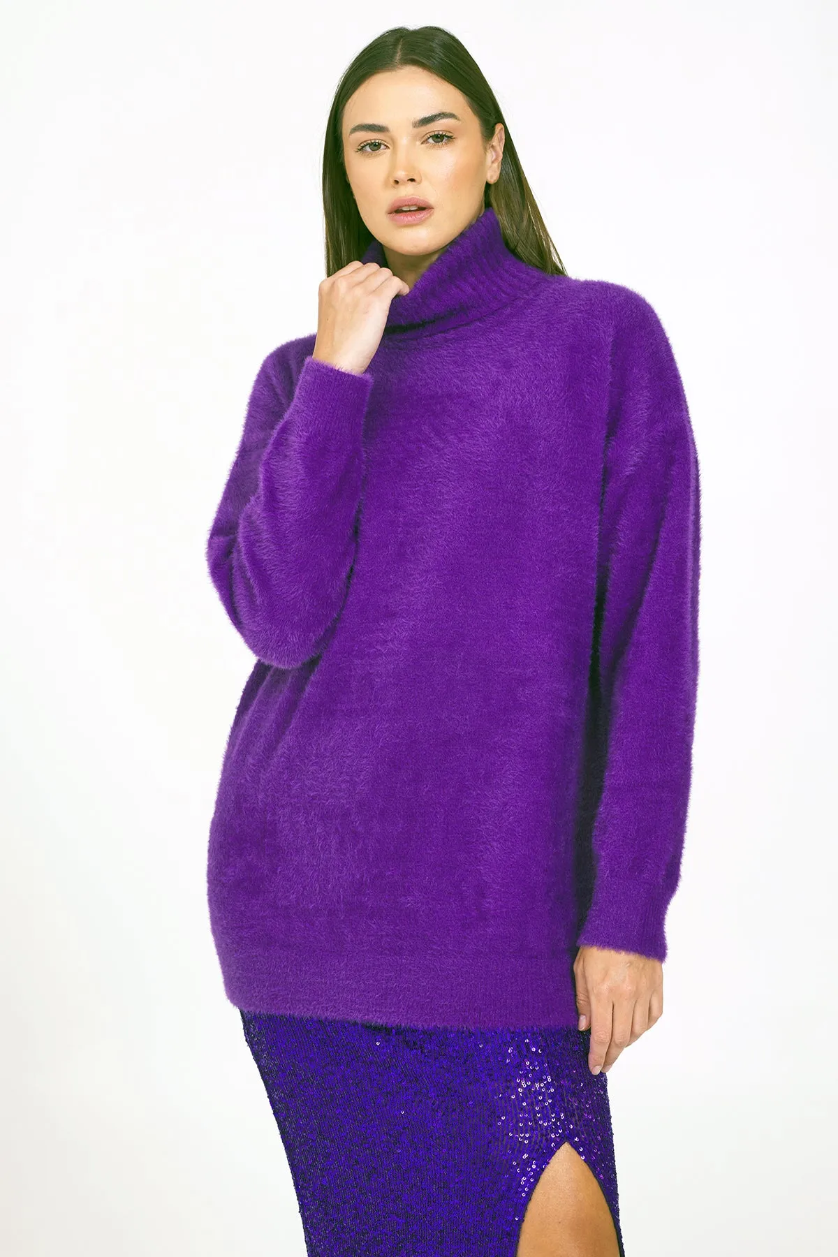 Bailey 44 Sana Sweater Top in Magenta