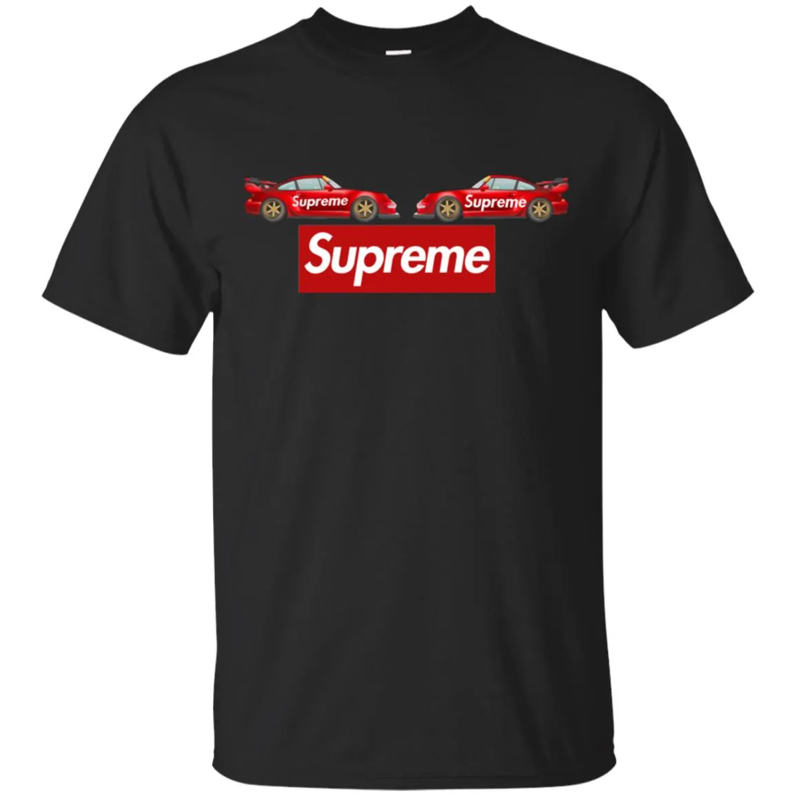 Best Supreme Car T-shirt Men Cotton T-Shirt