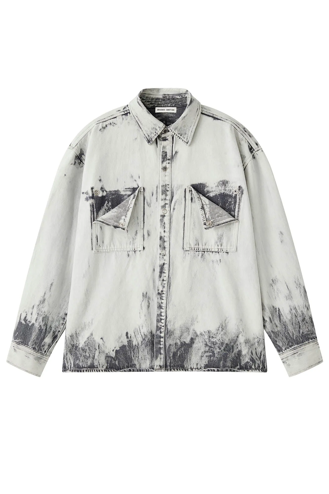 Bleached Denim Oversize Shirt