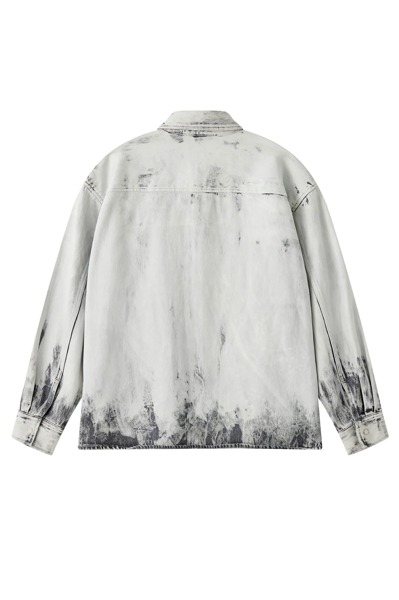 Bleached Denim Oversize Shirt