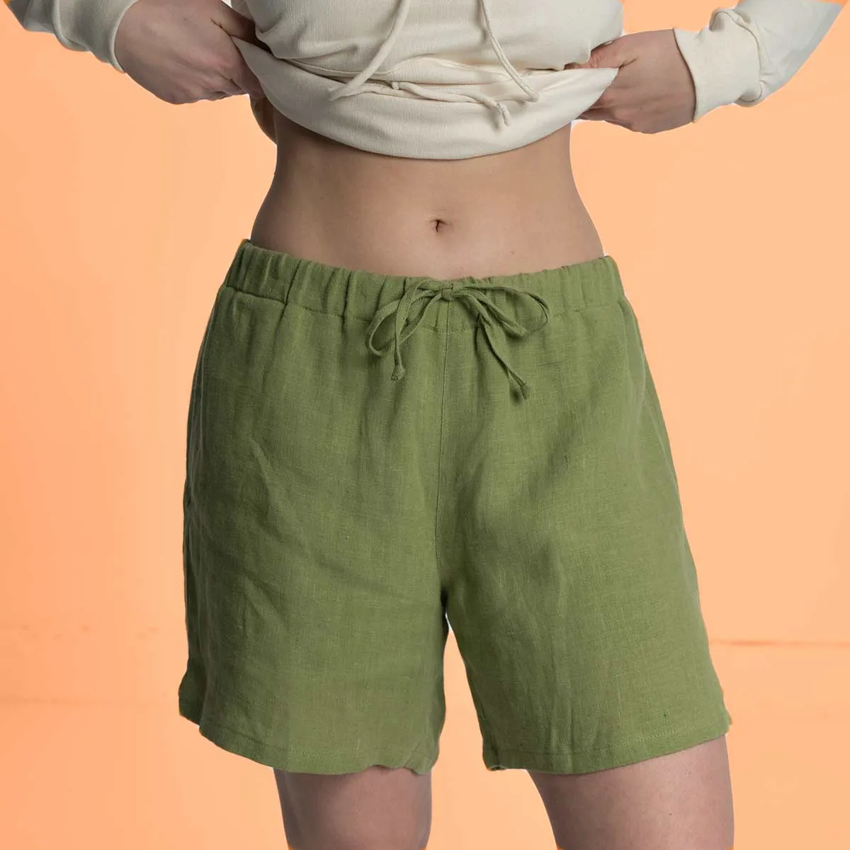 BONDI BEACH 100% Organic Hemp Swimming Shorts (Lined) (One Inside Pocket - No Side Pockets)