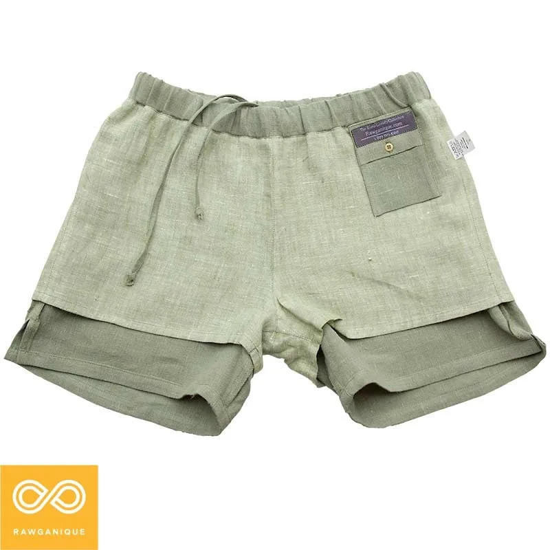 BONDI BEACH 100% Organic Hemp Swimming Shorts (Lined) (One Inside Pocket - No Side Pockets)