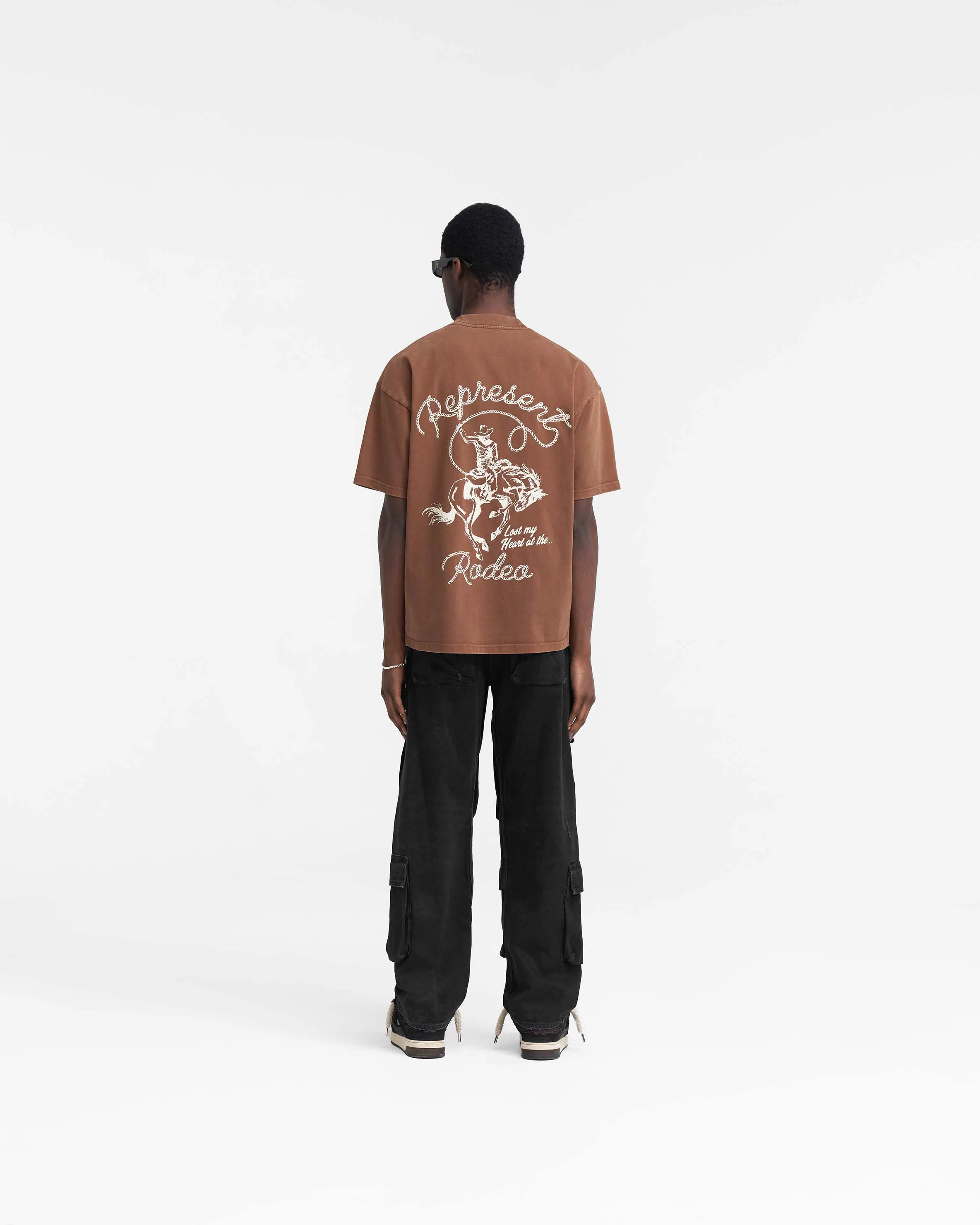 Chain Stitch Rodeo T-Shirt - Vintage Brown