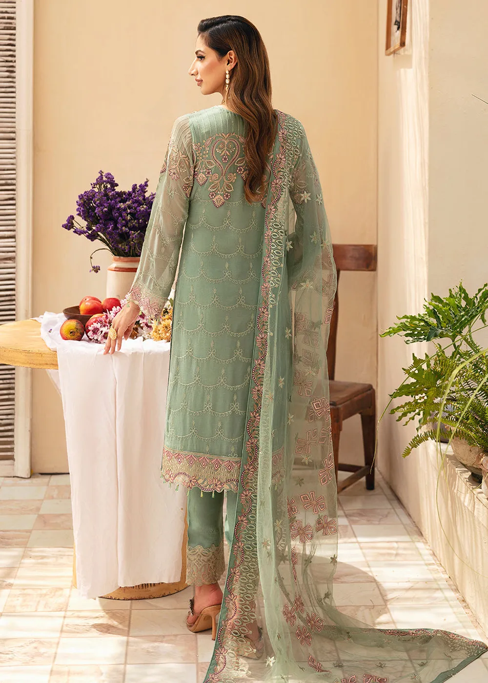 Chevron Luxury Chiffon Collection 24 by Ramsha | A-901