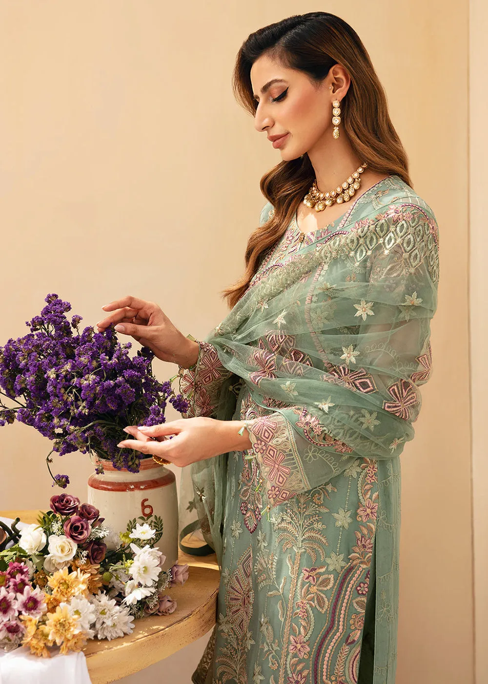 Chevron Luxury Chiffon Collection 24 by Ramsha | A-901