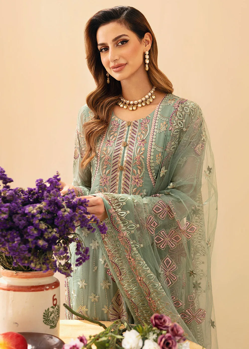 Chevron Luxury Chiffon Collection 24 by Ramsha | A-901