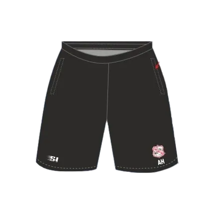 CORK HARLEQUINS TRAINING SHORTS  BLACK & RED