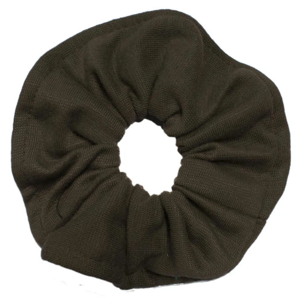 Cotton Scrunchies, topstitched // CLEARANCE