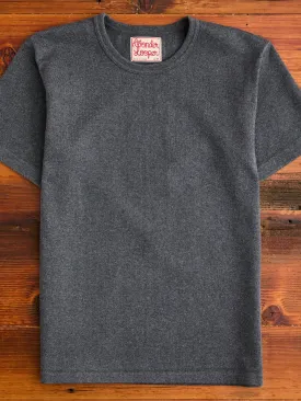 Double Heavyweight 12.1oz T-Shirt in Charcoal