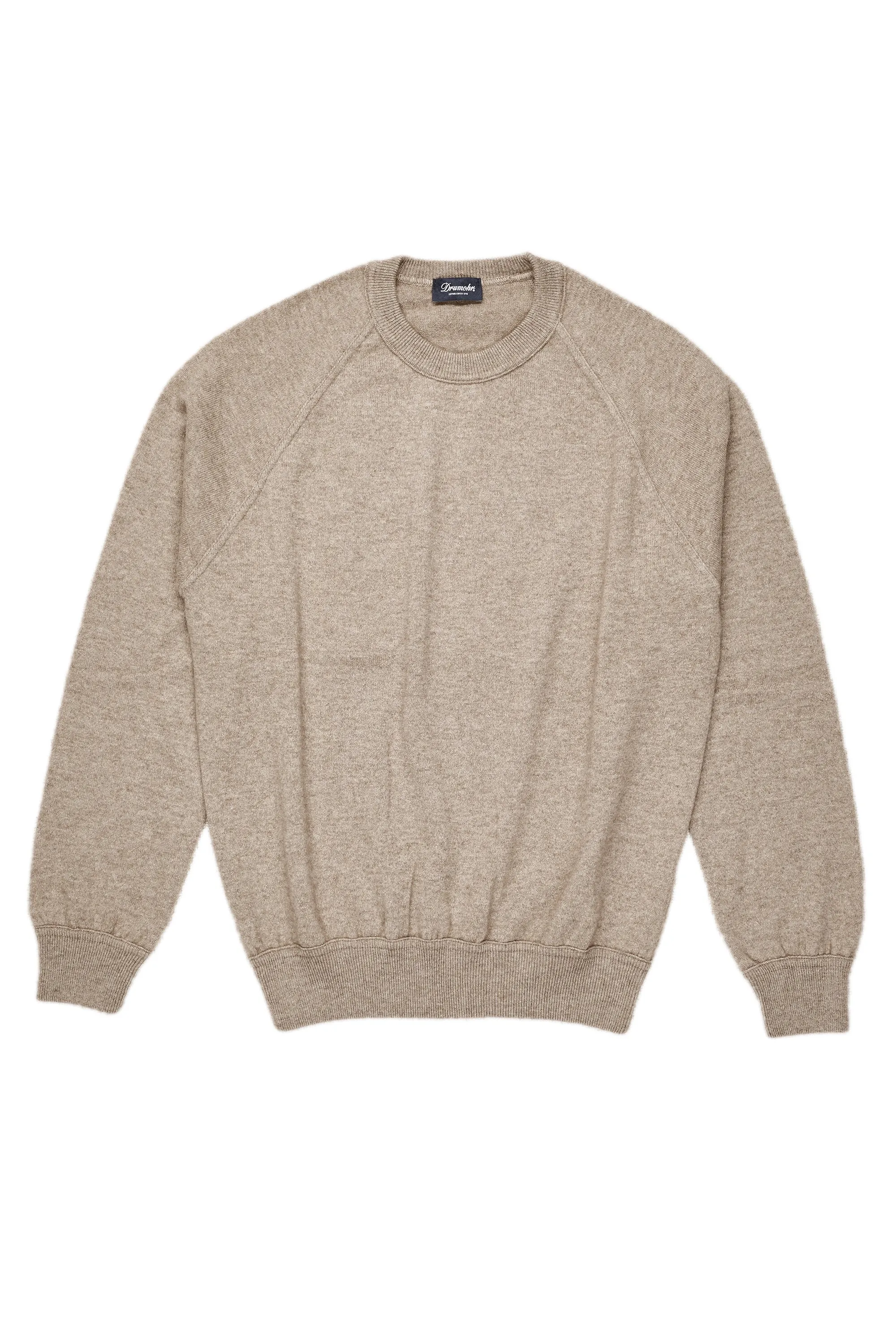 Drumohr Sabbia LS Cashmere Crewneck Sweater