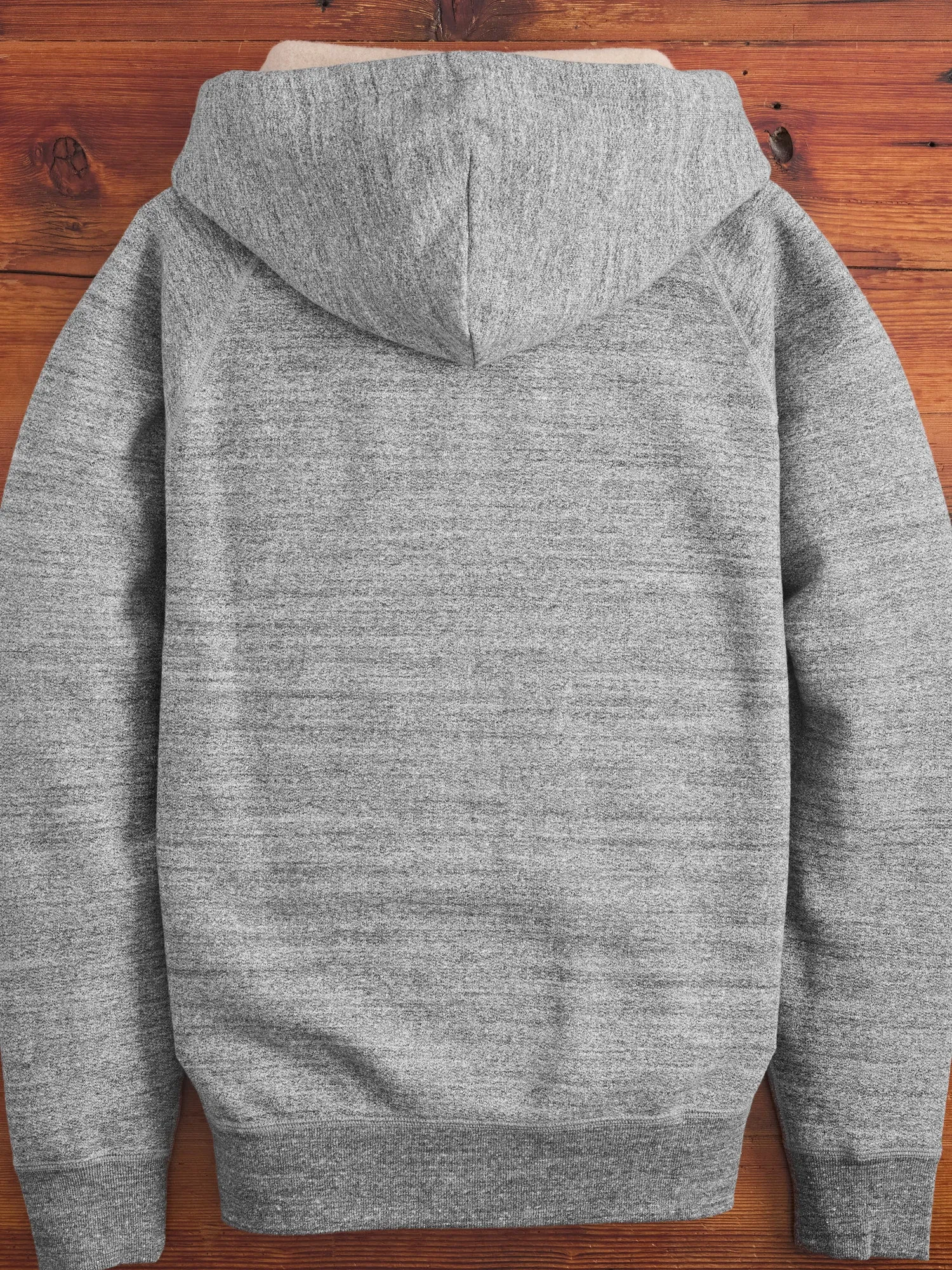 Fleeced FoxFibre® Zip Hoodie in Charcoal