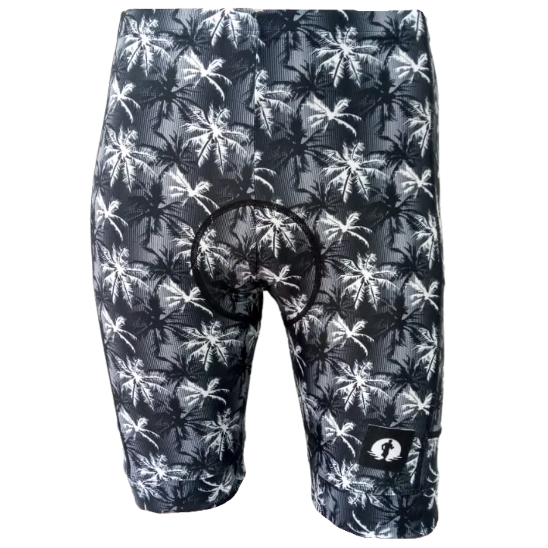 Funky Cycling Shorts - Palm Shadows