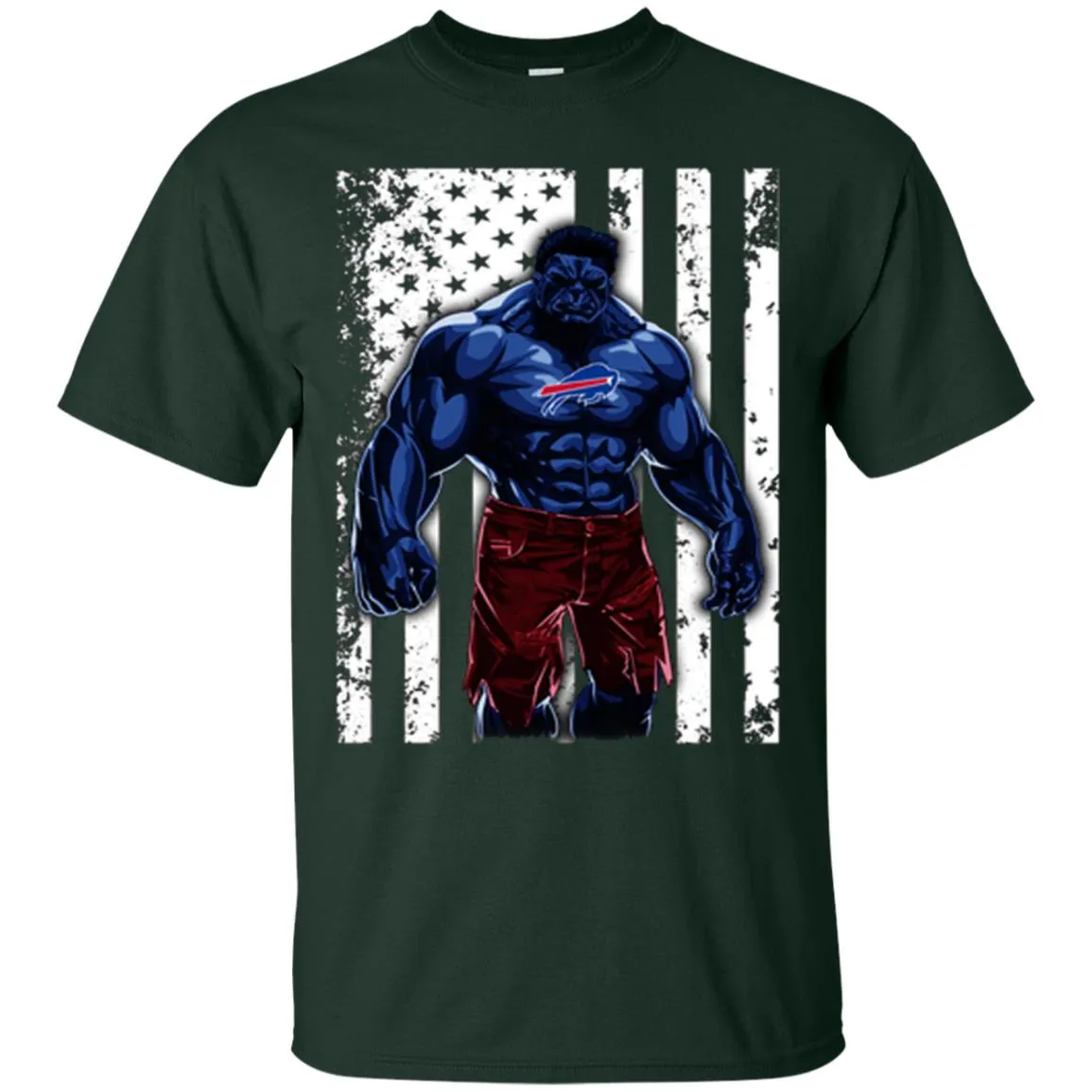 Giants Hulk Buffalo Bills Nfl T-shirt Men Cotton T-Shirt