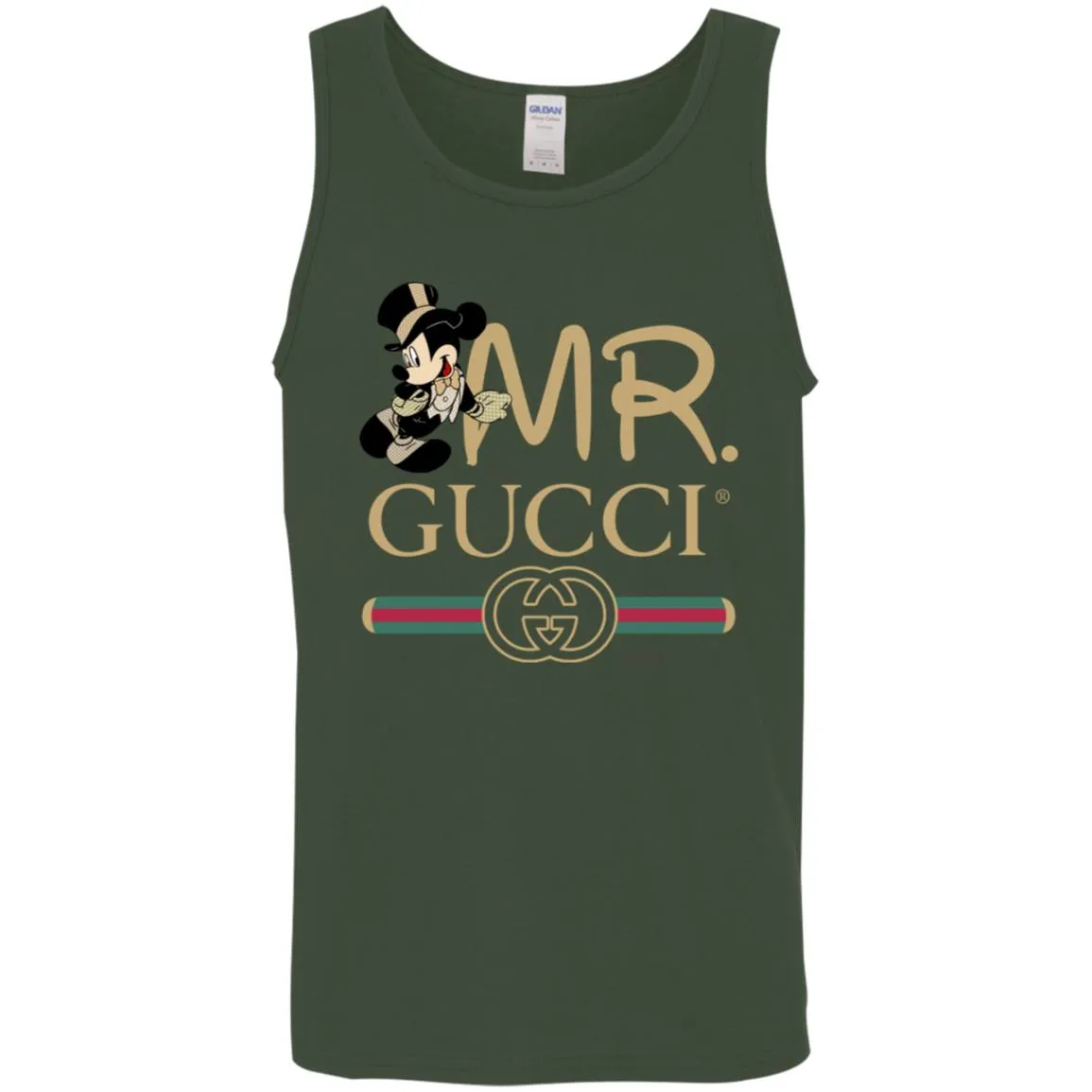 Gucci Couple Disney Mickey Valentine's Day T-shirt Men Cotton Tank