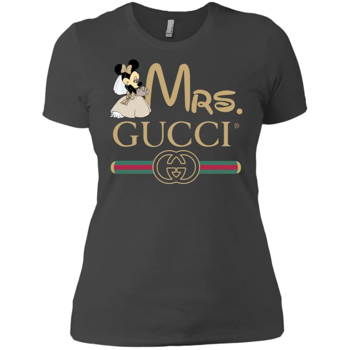 Gucci Couple Disney Minnie Valentine's Day T-shirt Women Cotton T-Shirt