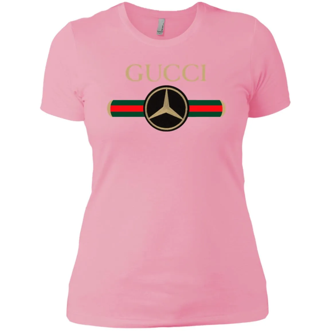 Gucci Mercedes T-shirt Women Cotton T-Shirt