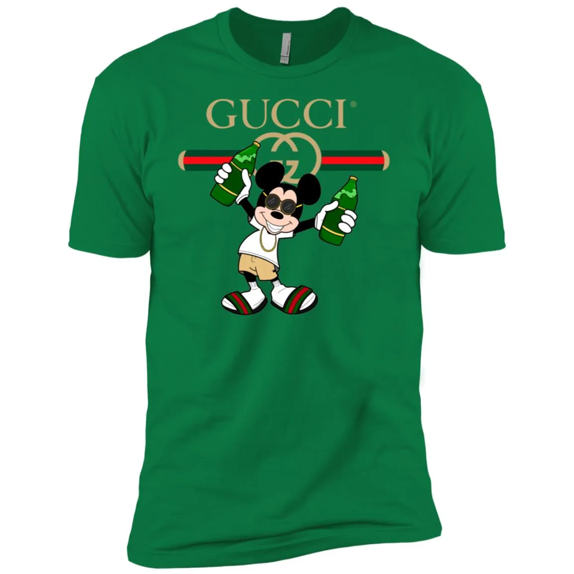 Gucci Mickey Mouse Top Trending T-shirt Men Short Sleeve T-Shirt