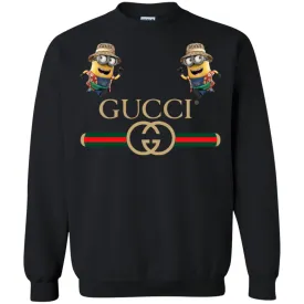 Gucci T-shirt Minion Funny Film T-shirt Crewneck Pullover Sweatshirt