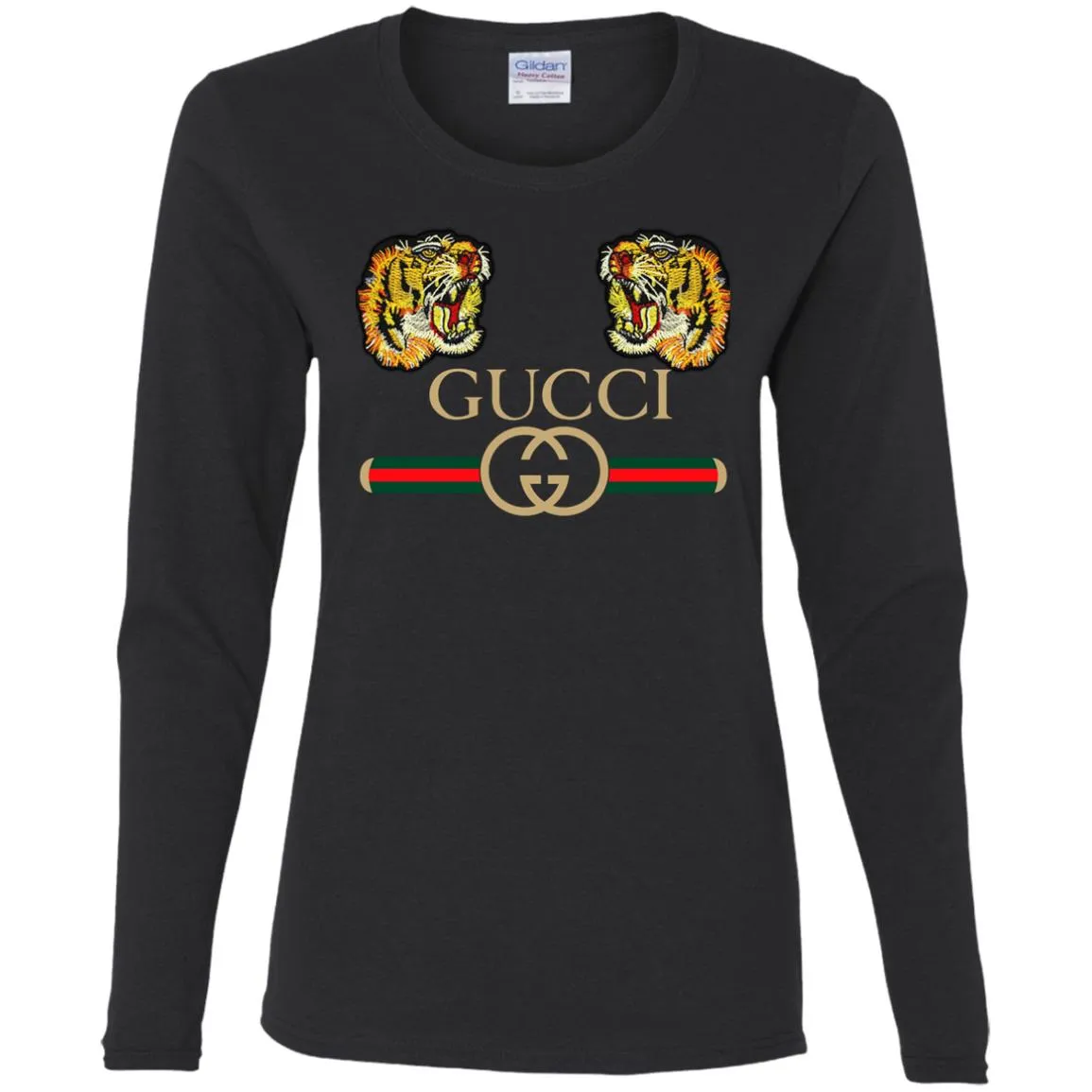 Gucci Tiger Love T-shirt Women Long Sleeve Shirt