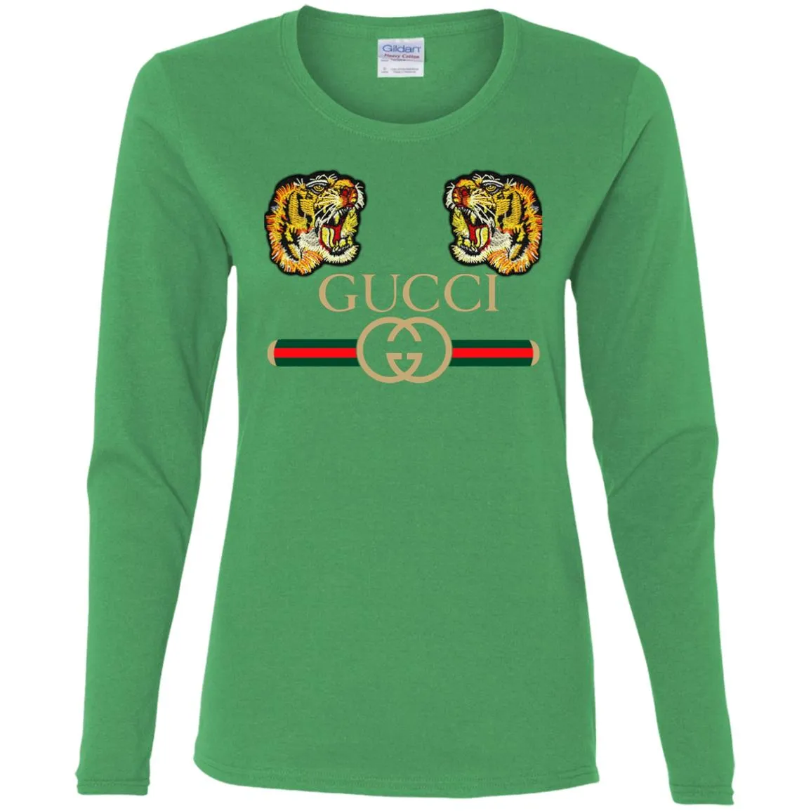 Gucci Tiger Love T-shirt Women Long Sleeve Shirt