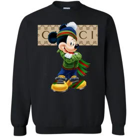 Gucci Trending Mickey T-shirt Crewneck Pullover Sweatshirt