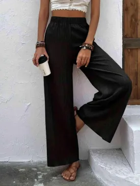 High Waist Wide Leg Pants