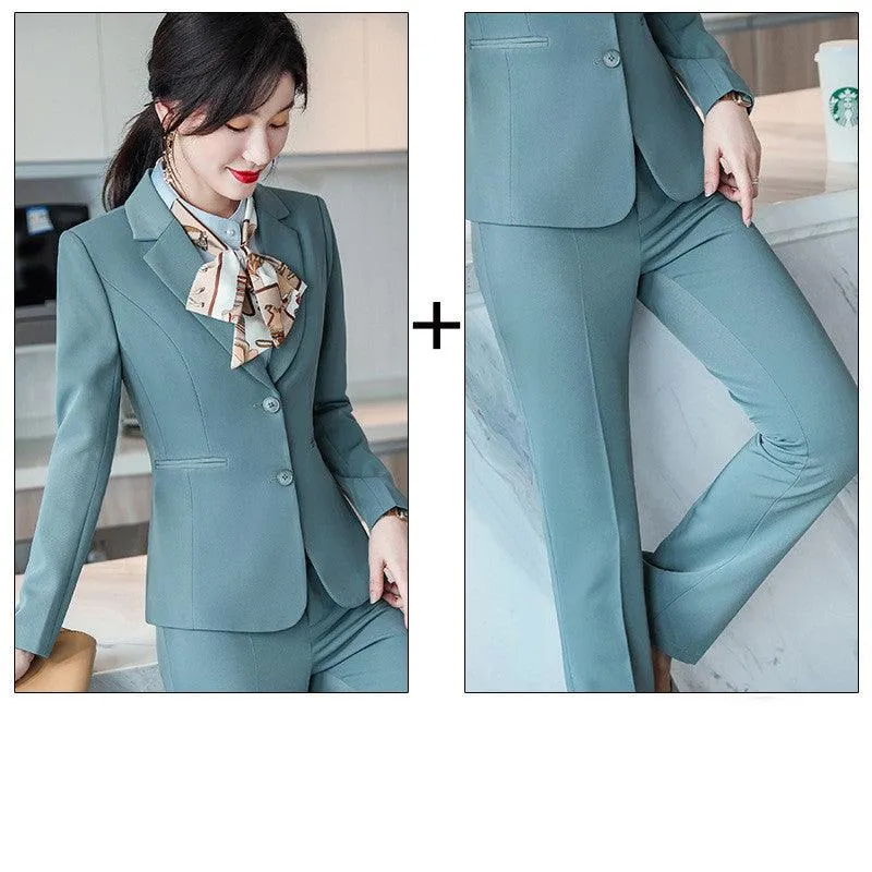 Interview Casual Professional Wear Women's Small Suit Suit Overalls