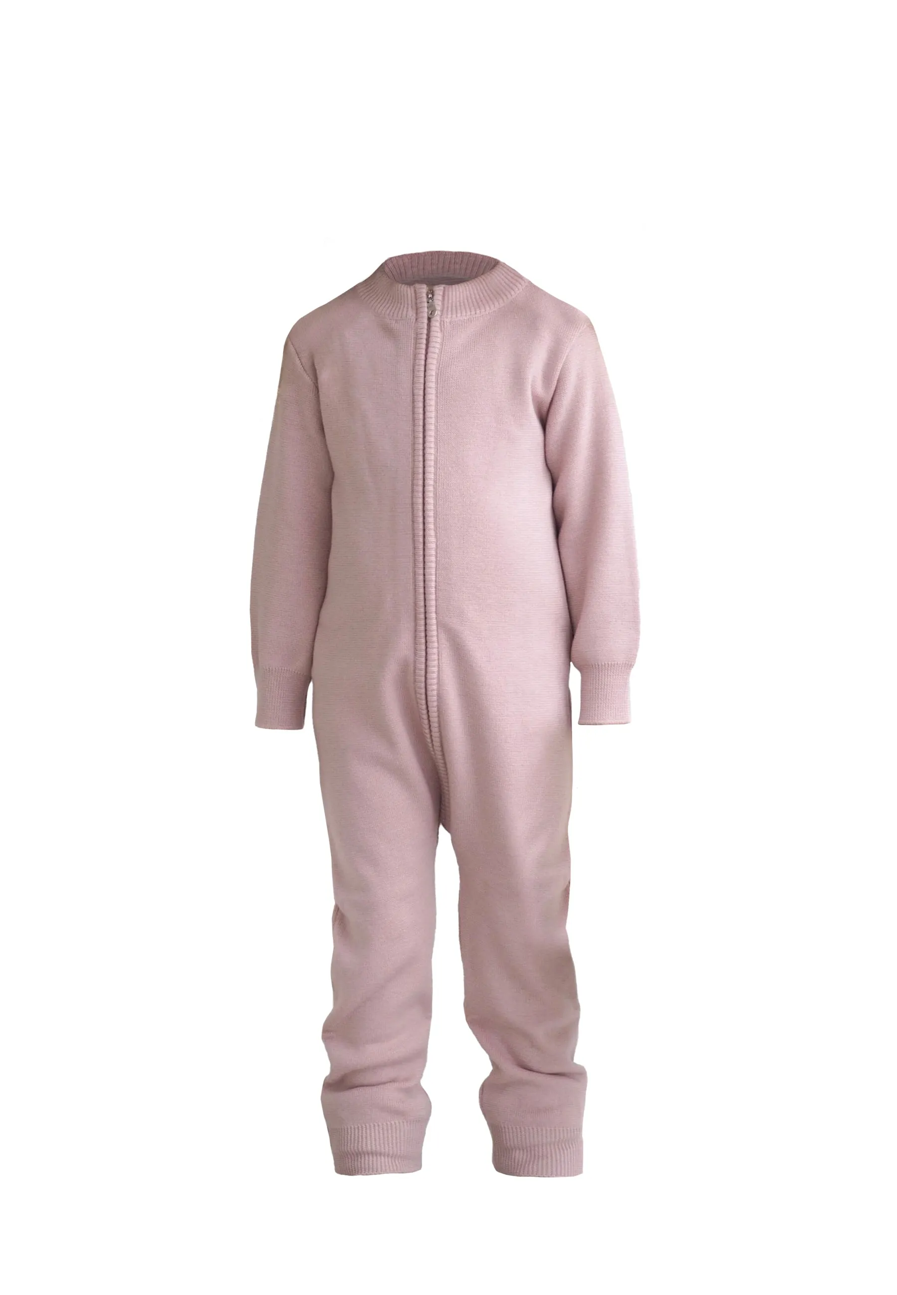 Kids' Merino Wool Jumpsuit Rosa