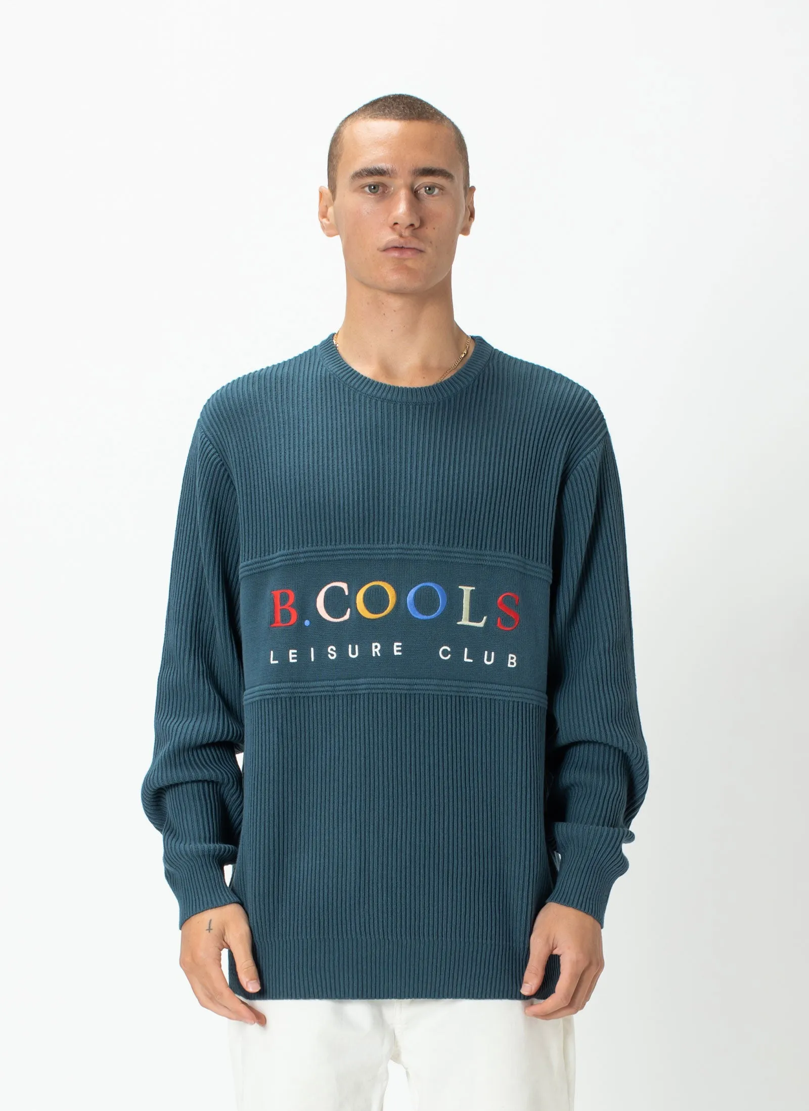 Leisure Club Knit Navy