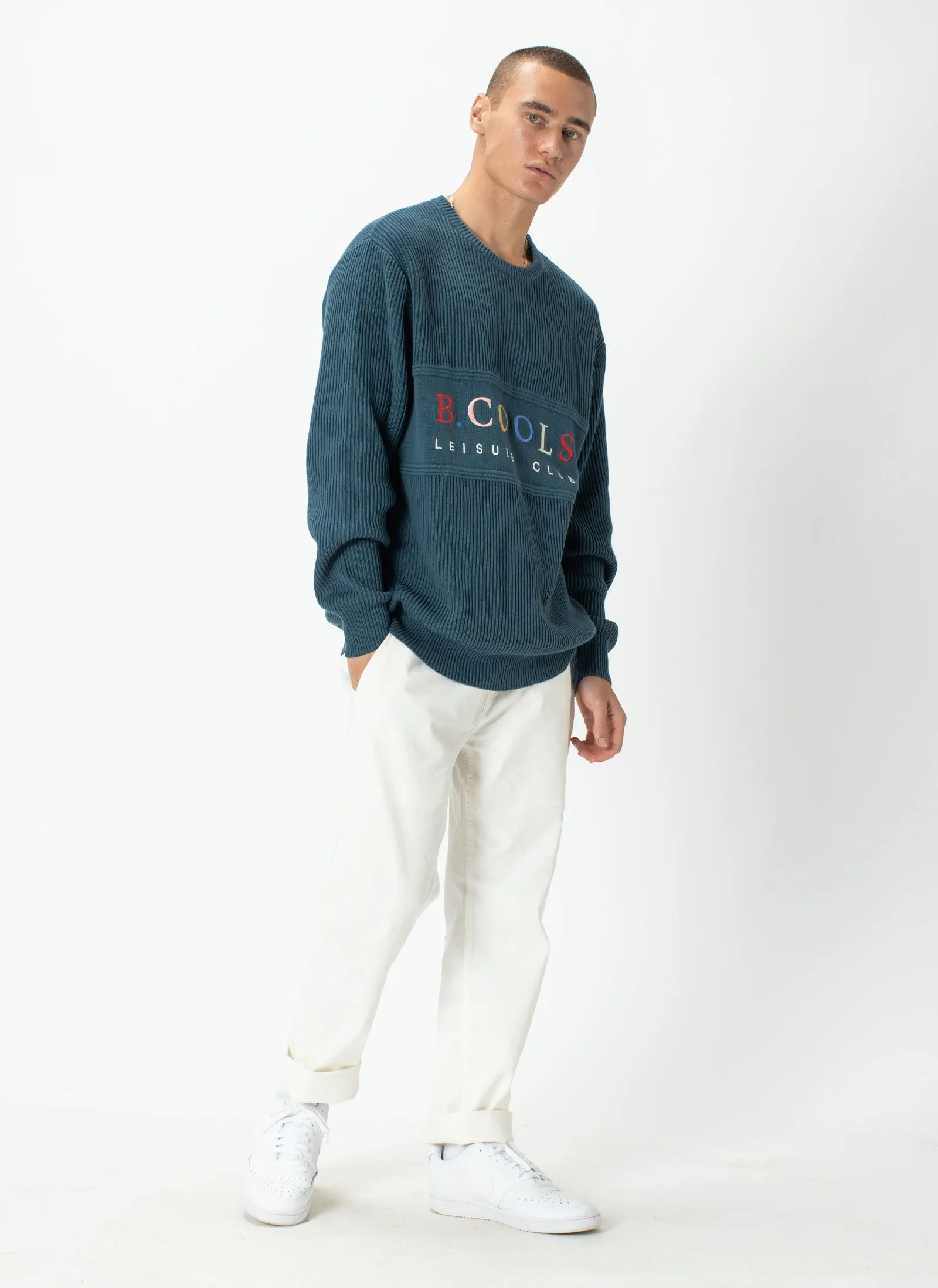 Leisure Club Knit Navy