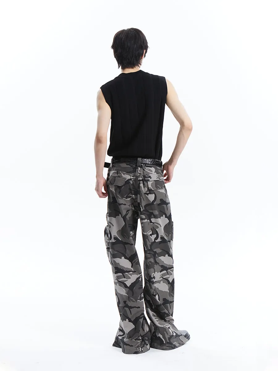 Loose Silhouette Wide Leg Casual Pants