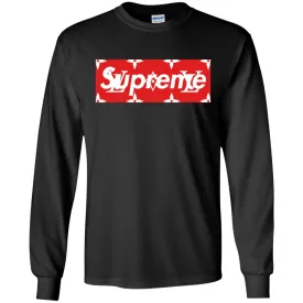 Louis Vuitton Box Supreme T-shirt Men Long Sleeve Shirt