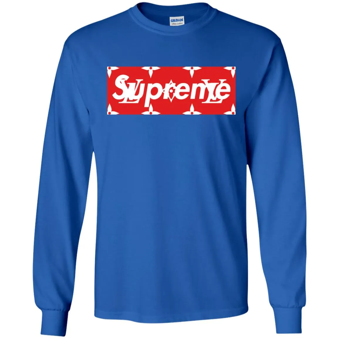 Louis Vuitton Box Supreme T-shirt Men Long Sleeve Shirt