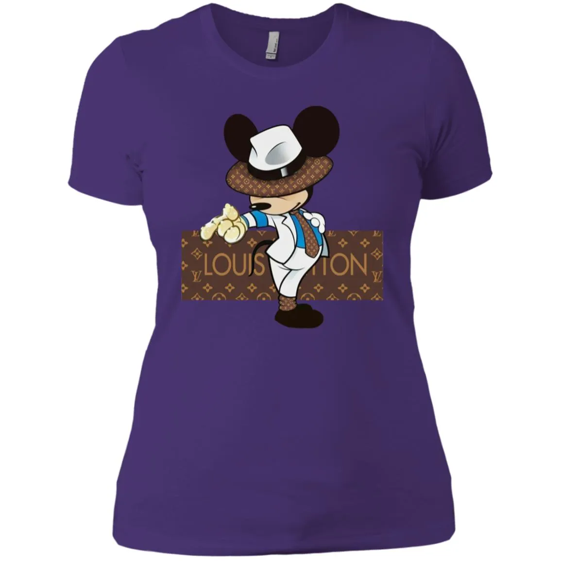 Louis Vuitton Mickey Dance Tshirt Women Cotton T-Shirt