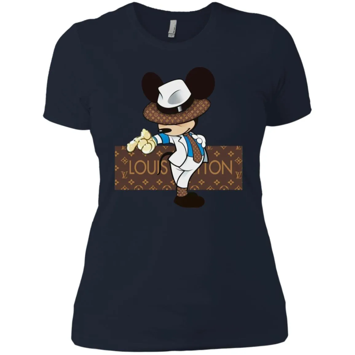 Louis Vuitton Mickey Dance Tshirt Women Cotton T-Shirt