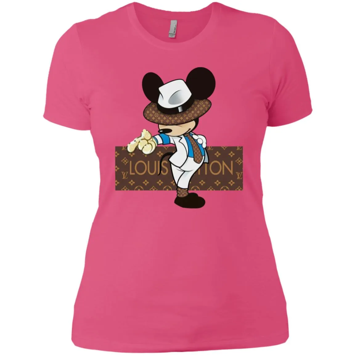 Louis Vuitton Mickey Dance Tshirt Women Cotton T-Shirt