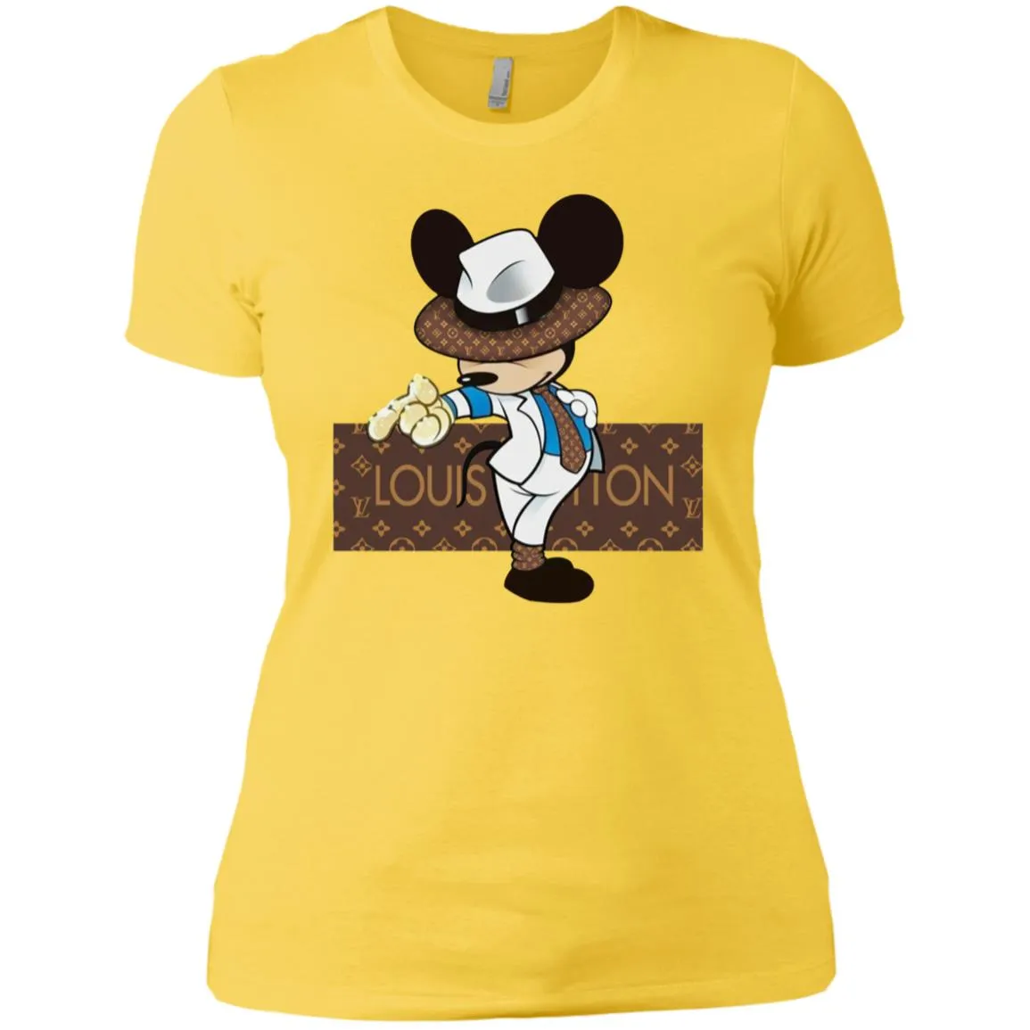 Louis Vuitton Mickey Dance Tshirt Women Cotton T-Shirt