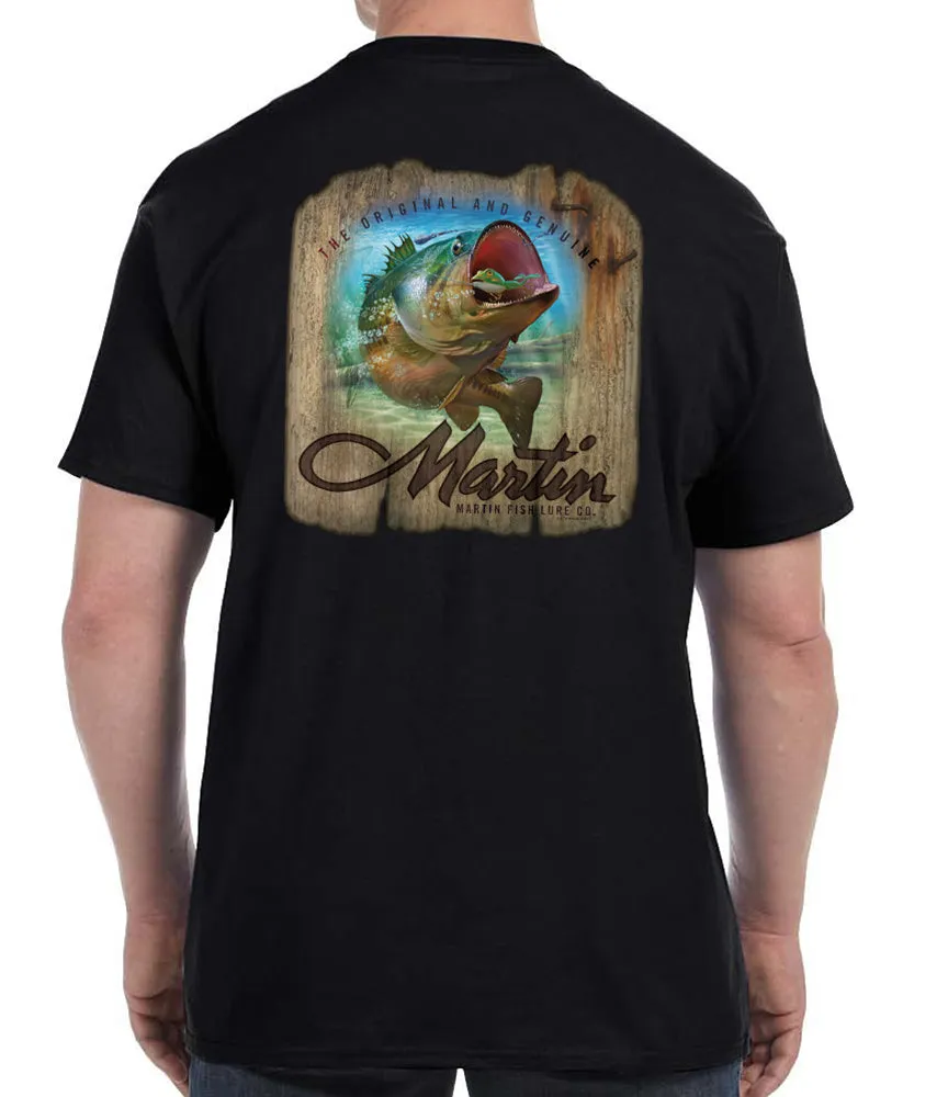 Martin Lure on Wood T-Shirt