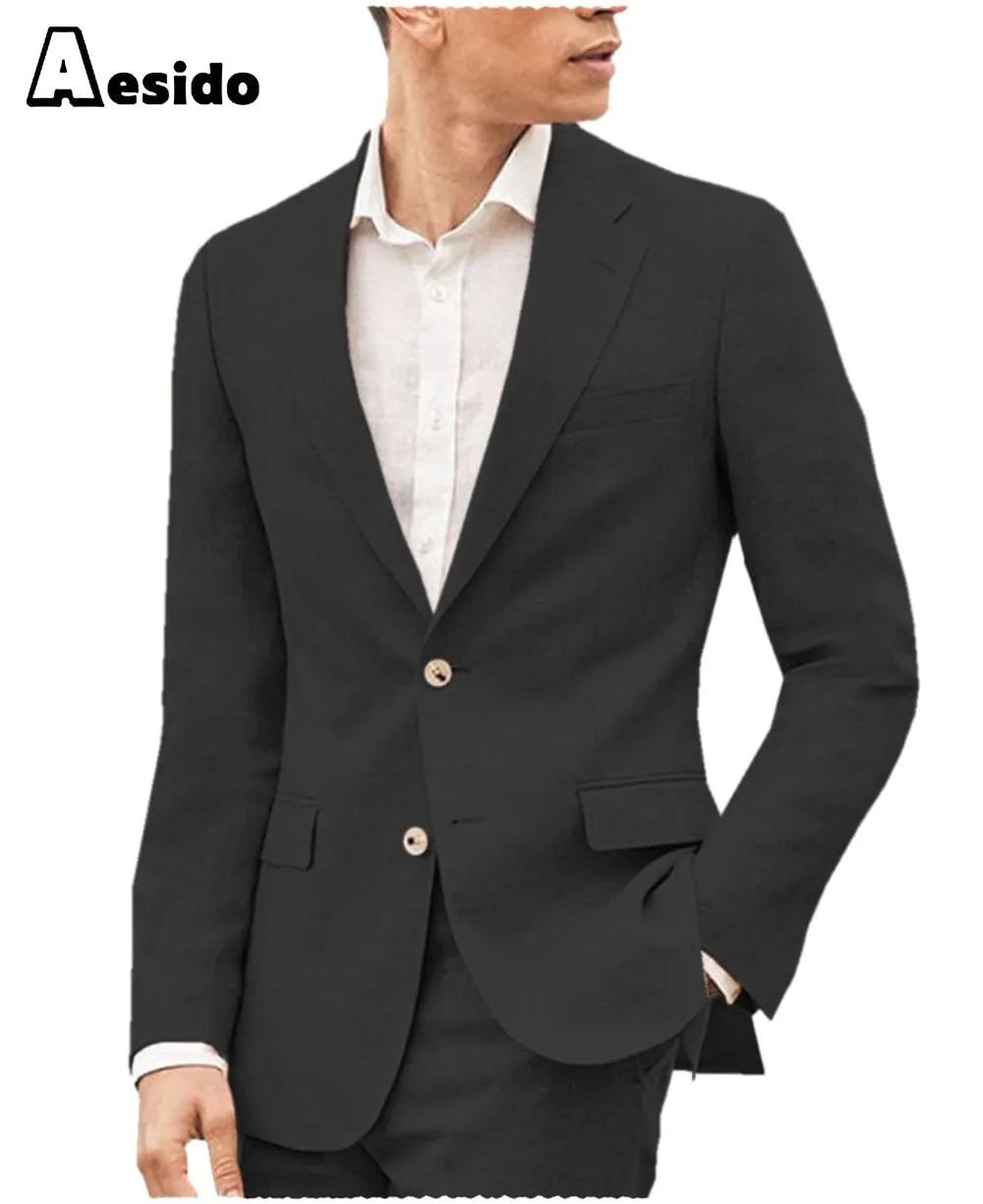 Men's Suit 2 Pieces Double Button Notch Lapel Jacket（Blazer Pants）