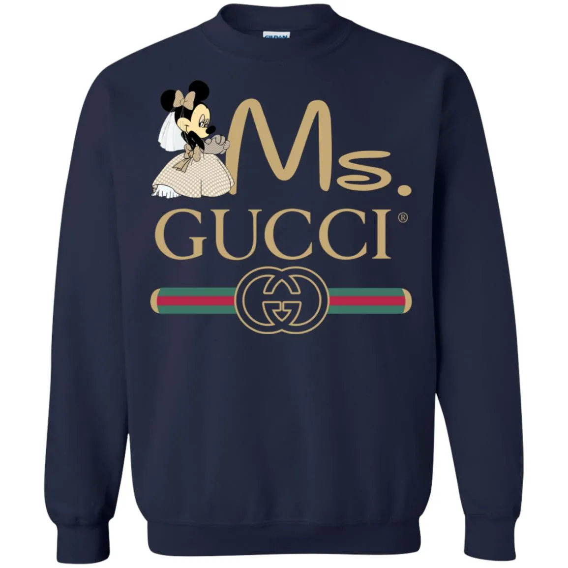 Ms Minnie Gucci Couple Disney Shirt Valentine's Day T-shirt Crewneck Pullover Sweatshirt