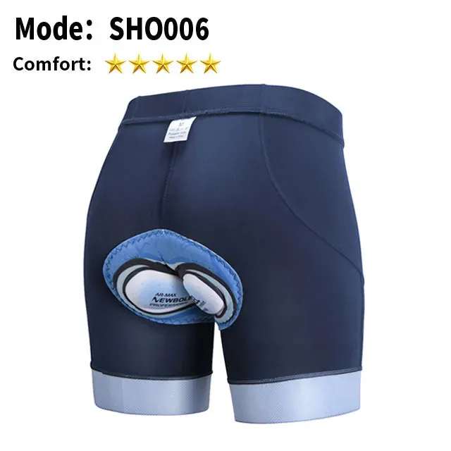 NEWBOLER Woman's Cycling Shorts 5D GEL Pad Breathable Bicycle Underpant Shockproof Cycling Underwear MTB Road Bike Riding Shorts