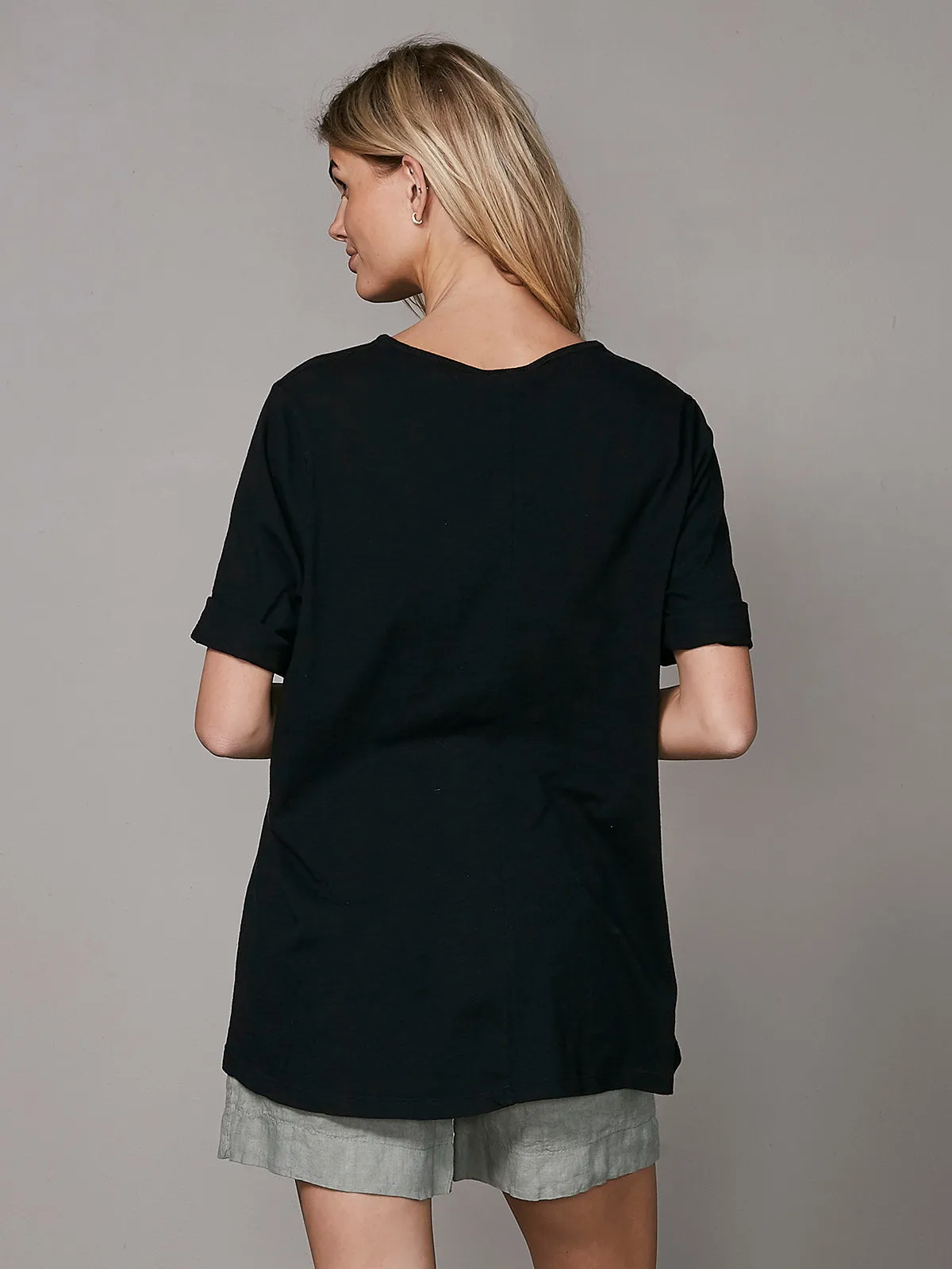 OAKLEE oversize t-shirt - Black