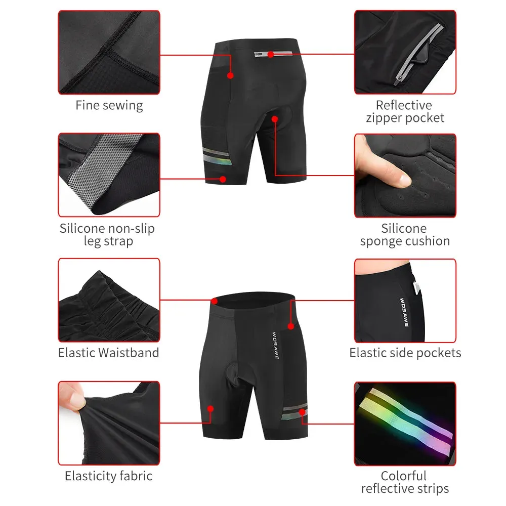 Padded Cycling Shorts Men Women Shockproof MTB Bicycle Bermuda Shorts Summer Road Bike Cycling Tights Ropa Ciclismo