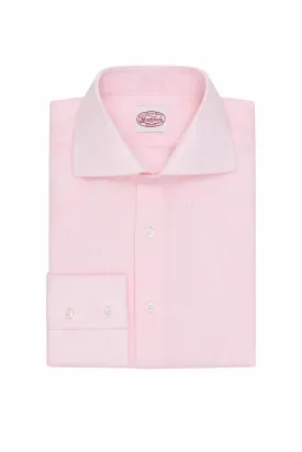 Pink Linen Single Cuff Shirt