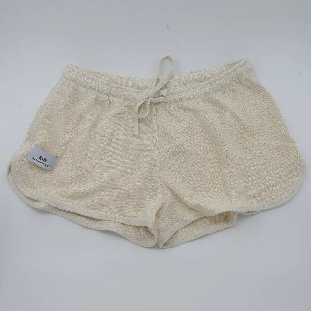 PORTLAND 100% Organic Hemp Knit Running Fitness Shorts (No Inside Shorts) (Organic Elastic Option)