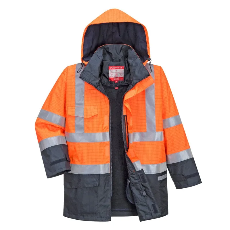 Portwest Bizflame Rain Hi-Vis Multi-Protection Jacket S779