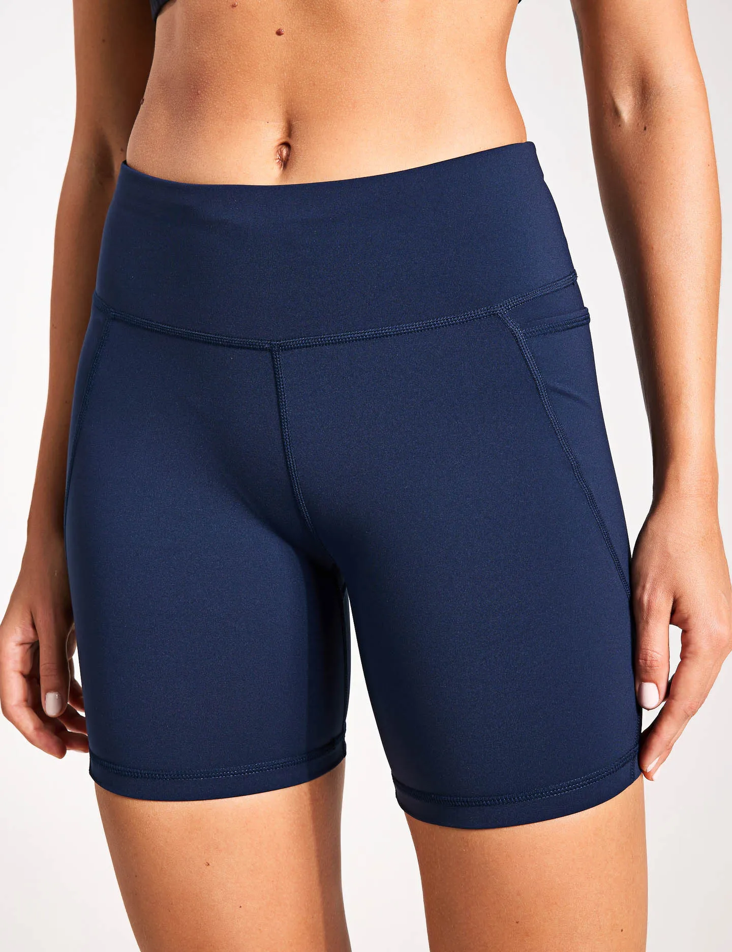 Power 6" Cycling Shorts - Navy Blue