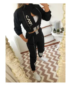 Reflective Track Suit Set