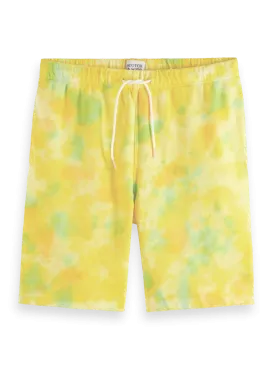 Relaxed Tie Dye Sweatshorts (Yellow) - S1733985743